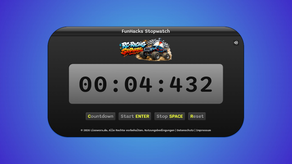 RC‑Racing Stopwatch